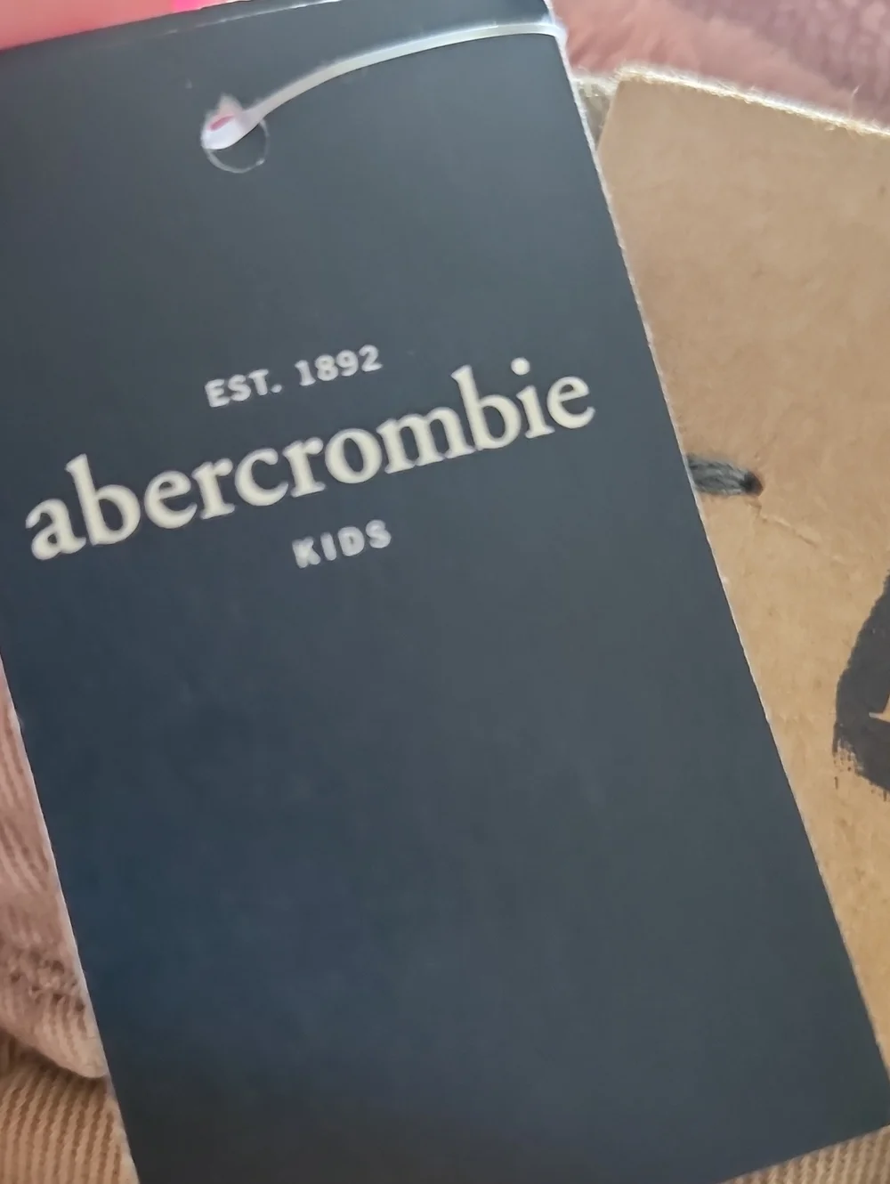 Abercrombie Kids NWT Twill Longboard Shorts, Khaki Tan, Boys 15/16